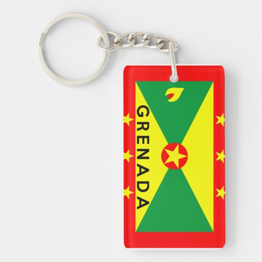 Grenada-Symbol Schlüsselanhänger (Vorderseite)
