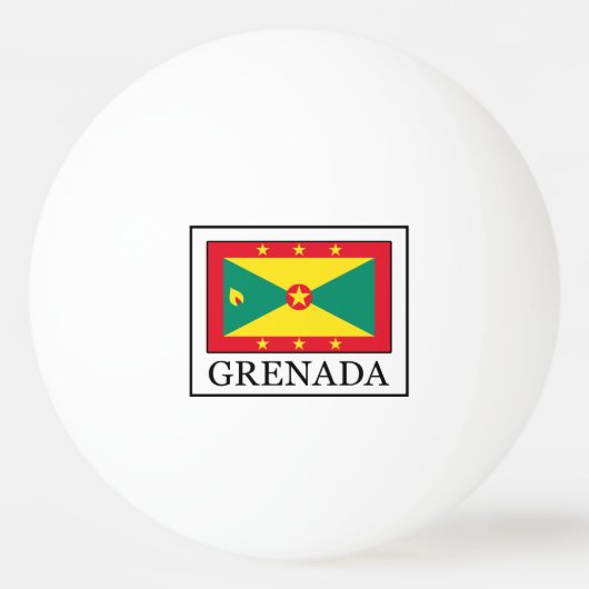 Grenada Tischtennisball (Vorderseite)