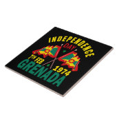 Grenada Unabhängigkeitstag Fliese (Seite)