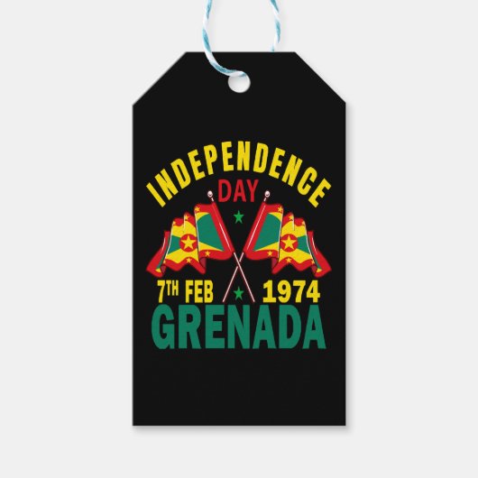 Grenada Unabhängigkeitstag Geschenkanhänger (Vorderseite)