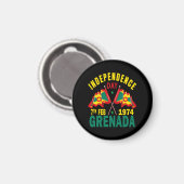 Grenada Unabhängigkeitstag Magnet (Vorderseite/Rückseite)