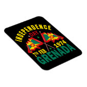 Grenada Unabhängigkeitstag Magnet (Rechte Seite)