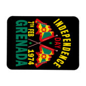 Grenada Unabhängigkeitstag Magnet (Horizontal)