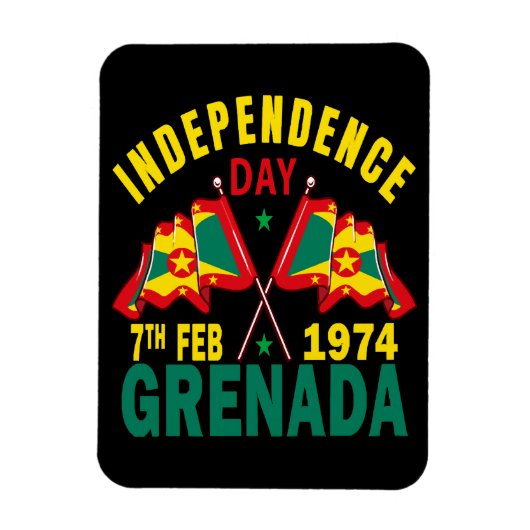 Grenada Unabhängigkeitstag Magnet (Vertikal)