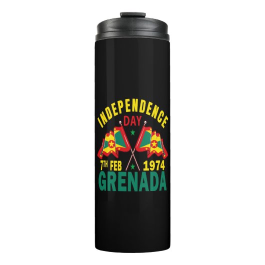 Grenada Unabhängigkeitstag Thermosbecher (Vorderseite)