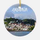 Grenada Urlaub Panorama Weihnachtsschmuck (Vorne)