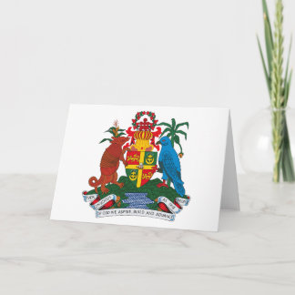 Grenada-Wappen-Grußkarte Karte