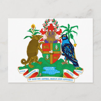 Grenada-Wappen Postkarte