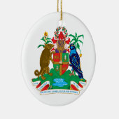 Grenada* Wappen Verzierung Keramikornament (Rechts)