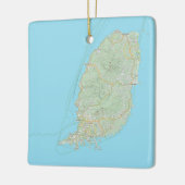 Grenada Weihnachten Keramikornament (Links)