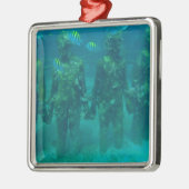 Grenadaunterwasserskulptur-Park Ornament Aus Metall (Links)