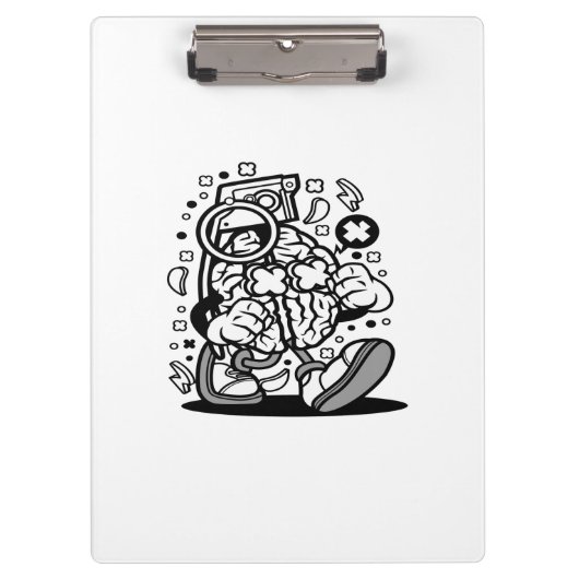 Grenade Brain Klemmbrett (Vorderseite)