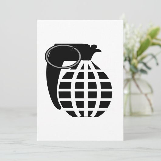 Grenade Einladung (Stehend Vorderseite)