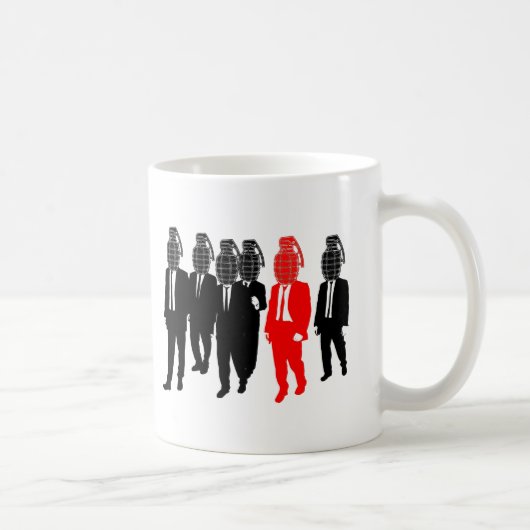 Grenade Head Funny Mug Kaffeetasse (Rechts)