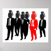 Grenade Head Funny Poster (Vorne)