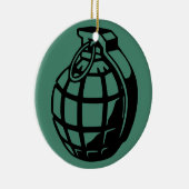GRENADE KERAMIK ORNAMENT (Rechts)