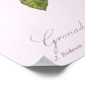 Grenade (Pomegranate) von Pierre Redout Poster (Ecke)