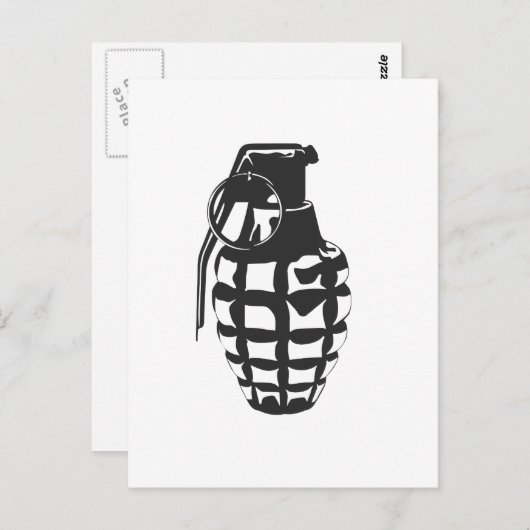 Grenade Postkarte (Vorne/Hinten)