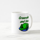 Grenades und Ham Funny Mug Kaffeetasse (VorderseiteRechts)