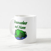 Grenades und Ham Funny Mug Kaffeetasse (Vorderseite Links)