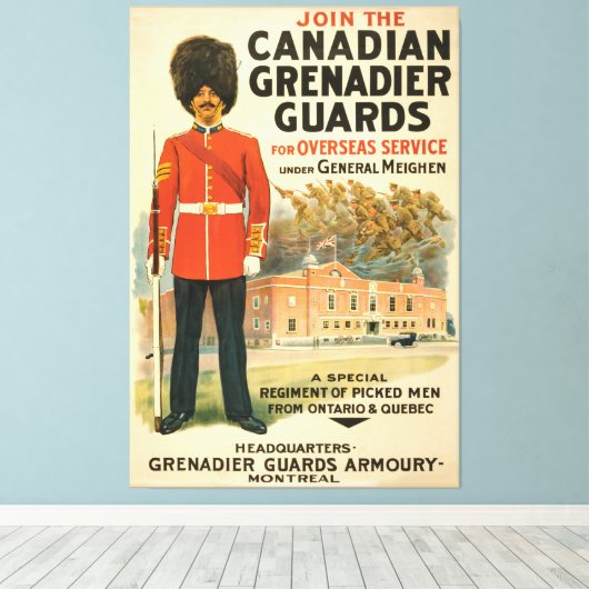 Grenadier Armory - Montreal Leinwanddruck (Insitu (Holzboden))