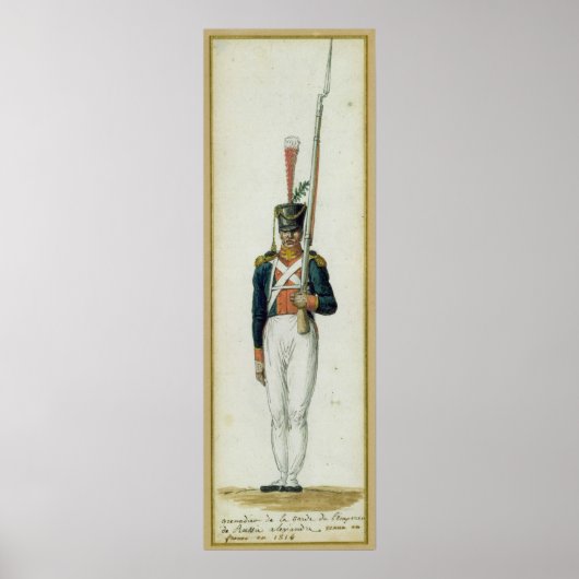 Grenadier der Garde von Alexander I Poster (Vorne)