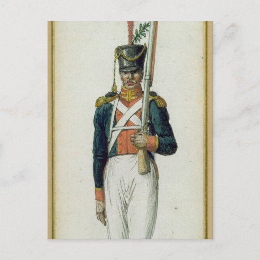 Grenadier der Garde von Alexander I Postkarte (Vorderseite)