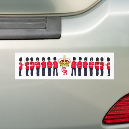 Grenadier Guardsmen Crown und Monogram Autoaufkleber (Auf Auto)