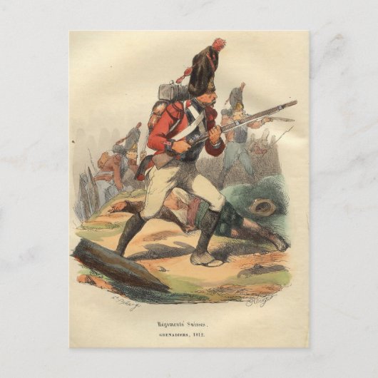 Grenadier Postkarte (Vorderseite)