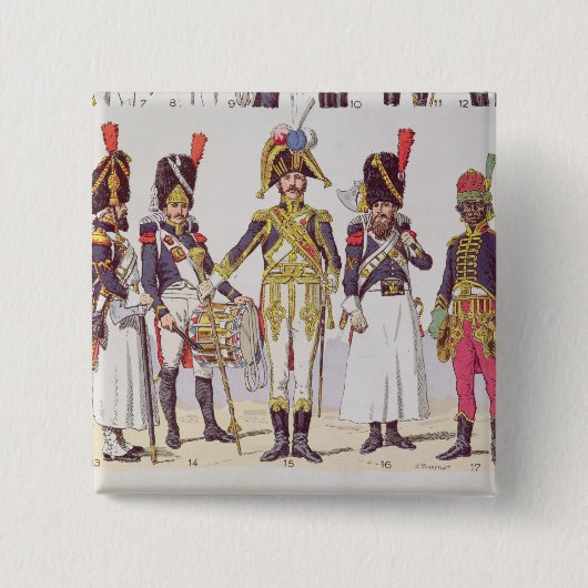 Grenadier-Schutz des ersten Reiches Button (Vorderseite)