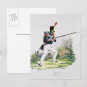 Grenadiergarde Postkarte (Vorne/Hinten)