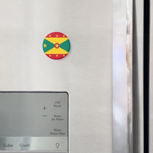 Grenadierischer Tag der roten grünen gelben Unabhä Magnet (In Situ (Kühlschrank))