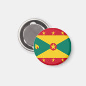 Grenadierischer Tag der roten grünen gelben Unabhä Magnet (Vorderseite/Rückseite)