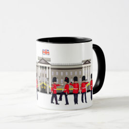 Grenadierwache außerhalb des Buckingham Palace Tasse