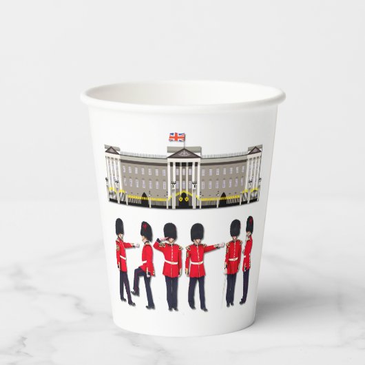 Grenadierwache Pappbecher (Rückseite)