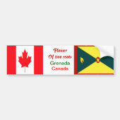 grenadisch-kanadische Autoaufkleber (Vorne)
