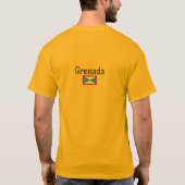 Grenadische Flagge, Flagge Grenadas T-Shirt (Rückseite)