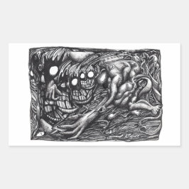Grendel Mother Dream Rechteckiger Aufkleber