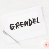 Grendel Rechteckiger Aufkleber (Umschlag)