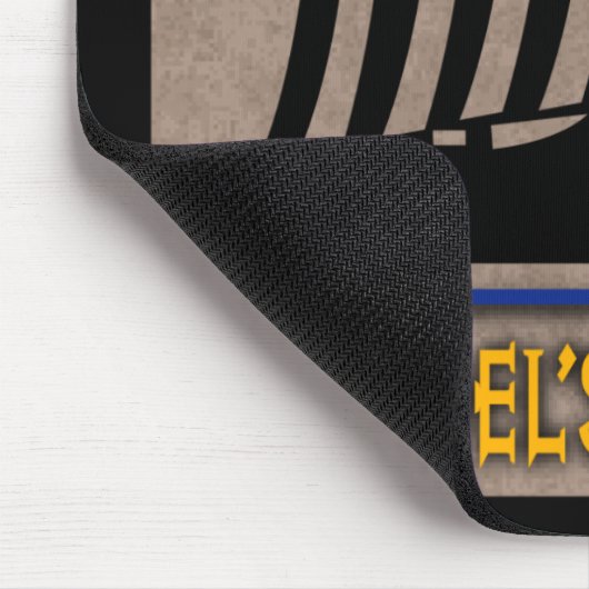 Grendel's Höhlenlogo Mouse Pad Mousepad (Ecke)