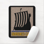 Grendel's Höhlenlogo Mouse Pad Mousepad (Mit Mouse)