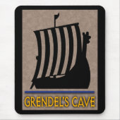Grendel's Höhlenlogo Mouse Pad Mousepad (Vorne)