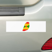 Greneda Flaggen-Karte Größengleich Autoaufkleber (Auf Auto)