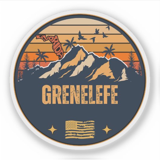 Grenelefe, Florida Aufkleber (Vorderseite)