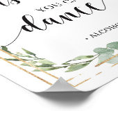 Grenery sukkulentes Gold vertrauen Sie mir können  Poster (Ecke)