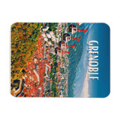 Grenoble Foto Vintage Magnet (Horizontal)