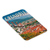 Grenoble Foto Vintage Magnet (Rechte Seite)