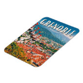 Grenoble Foto Vintage Magnet (Linke Seite)