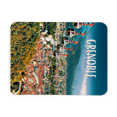 Grenoble Foto Vintage Magnet (Horizontal)