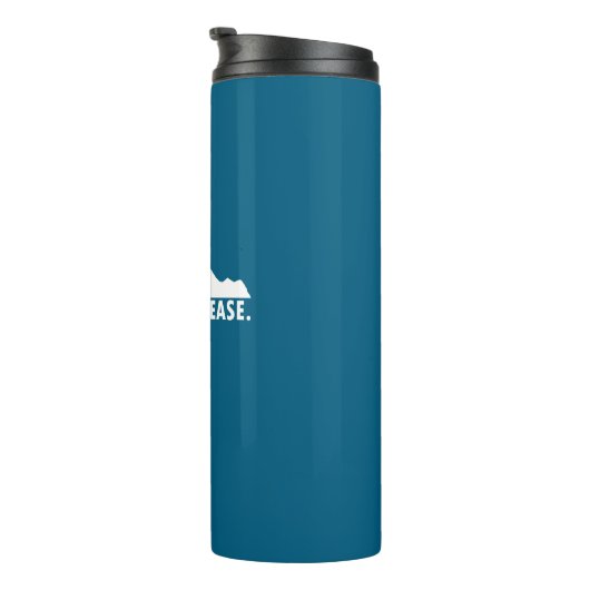 Grenoble Frankreich Bitte Thermosbecher (Nach rechts gedreht)